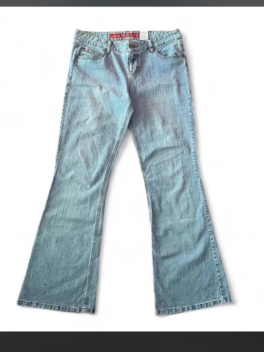 Women’s  Y2K Mudd Medium Wash Bootcut/Flare Jeans Junior’s Size 13